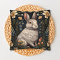 Botanical Bunny William Morris Inspired Vintage Pillowcase