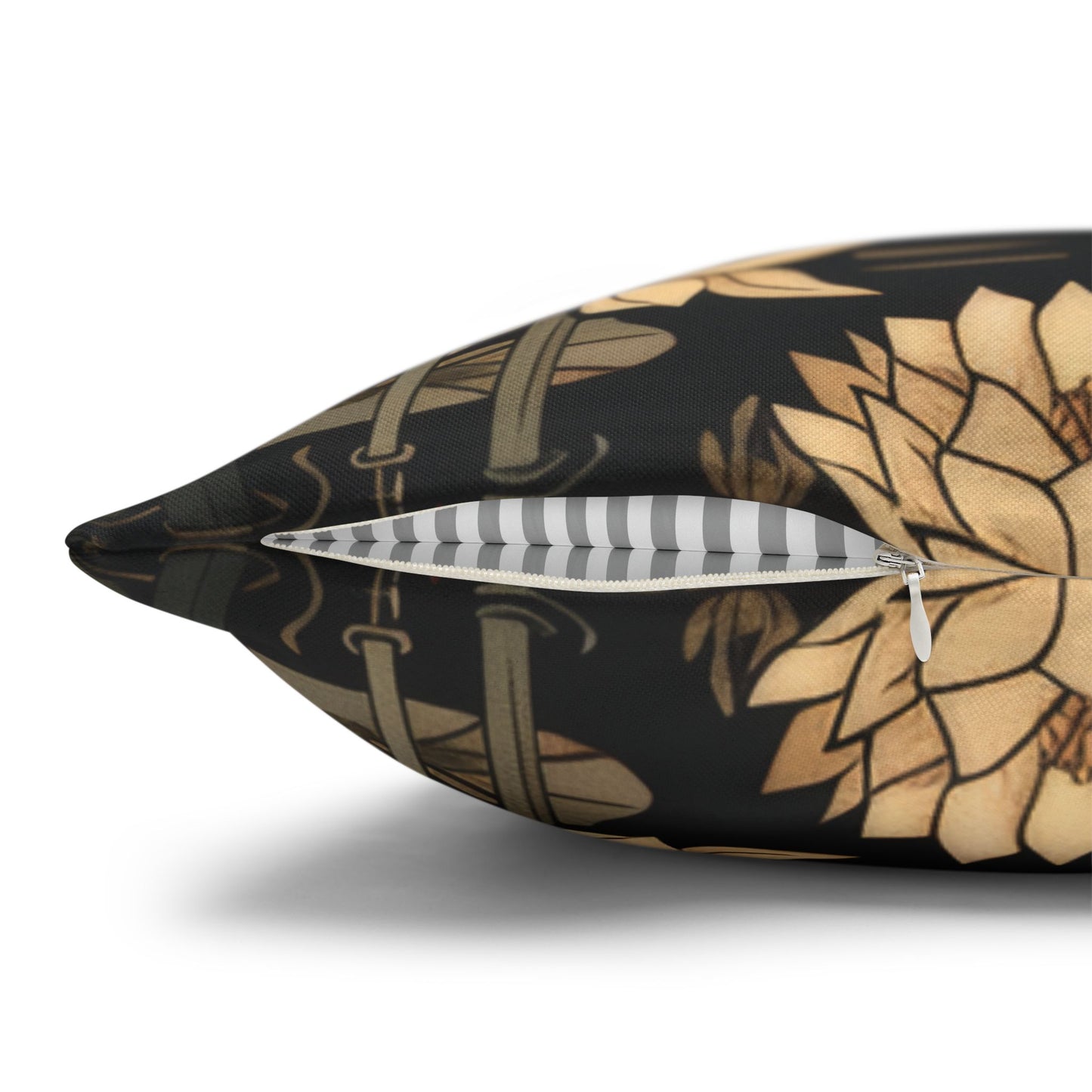 Willam Morris Inspired Couple Otters Throw Pillowcase