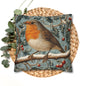 Robin Winter Berries Pillowcase: William Morris Inspired Home Decor