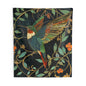 Tapestry of Hummingbird Art Deco William Morris Inspired Indoor Wall Tapestries