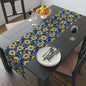 Sunflower Table Runner, Rustic Farmhouse Floral Dining Decor, Fall Tabletop Accent