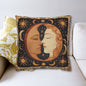 Celestial Harmony Pillow,case Moon & Sun Design, Boho Decor, Cozy Home Accent, Starry Night Gift, Astrology Lovers