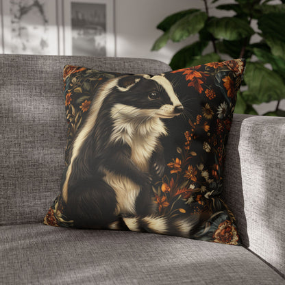 William Morris Inspired Botanical Skunk PillowCase