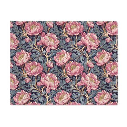 Pink Peony Elegance Placemat, Elegant Table Decor for Dining & Entertaining