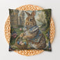 Rococo Bunny Easter Eggs Pillowcase: William Morris Style Decor