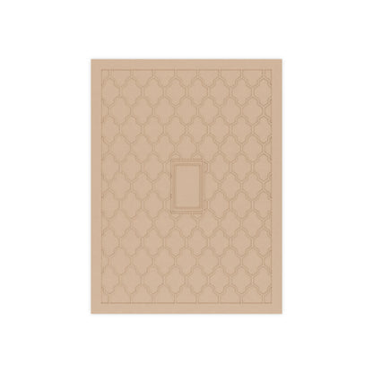 Victorian Floral Reading Rabbit Ceramic Tile | Antique Storybook Bunny Art 6x8 Glossy Decor