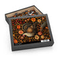 Jigsaw Puzzle, Turkey Fall Autumn 120 252 500-Piece Family Gift Box Puzzle, Thanksgiving Activity, Holiday Puzzle Game, Custom Photo Puzzle