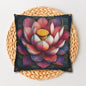 Art Deco Lotus Mandala Decorative Pillowcase