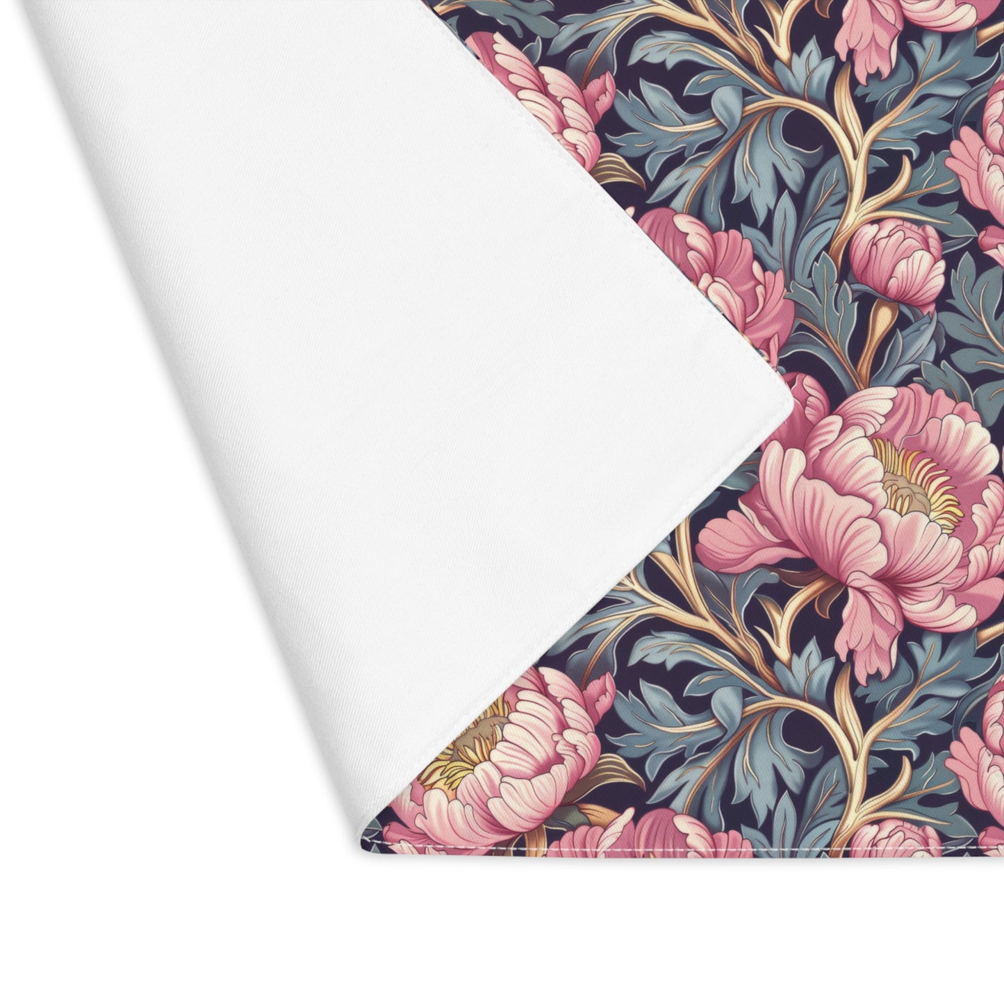 Pink Peony Elegance Placemat, Elegant Table Decor for Dining & Entertaining