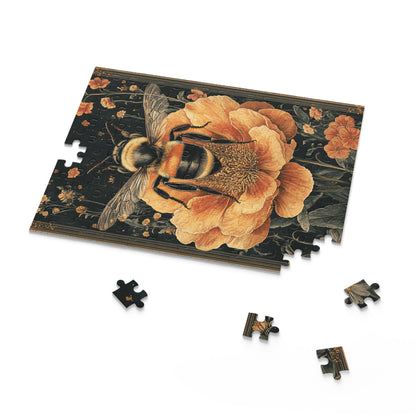 Vintage Honey Bee Victorian Inspired Art Jigsaw Puzzle (120, 252, 500-Piece) Gift-Ready Box, Adult Jigsaw Puzzle