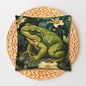 William Morris Inspired Forest Frog Pillowcase