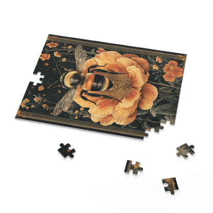 Vintage Honey Bee Victorian Inspired Art Jigsaw Puzzle (120, 252, 500-Piece) Gift-Ready Box, Adult Jigsaw Puzzle