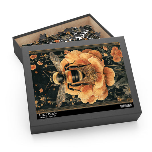 The Moon Luna Moth Jigsaw Puzzle (120, 252, 500-Piece) Gift-Ready Box, Adult Jigsaw Puzzle