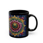 Cactus Mandala Kitchenware Black Coffee Mug 11oz, 15oz