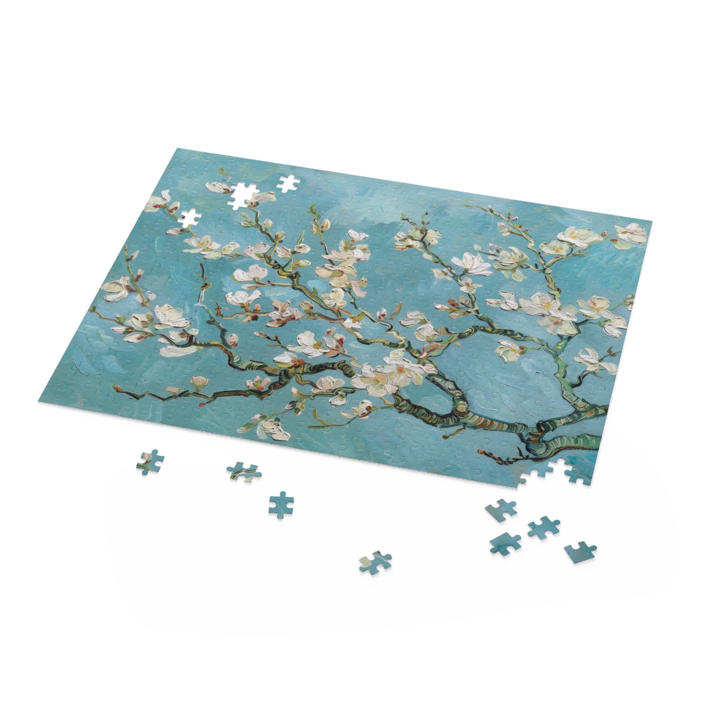 Van Gogh's Almond Blossom Jigsaw Puzzle  (120, 252, 500-Piece) Adult Jigsaw Puzzle, Gift Him Her