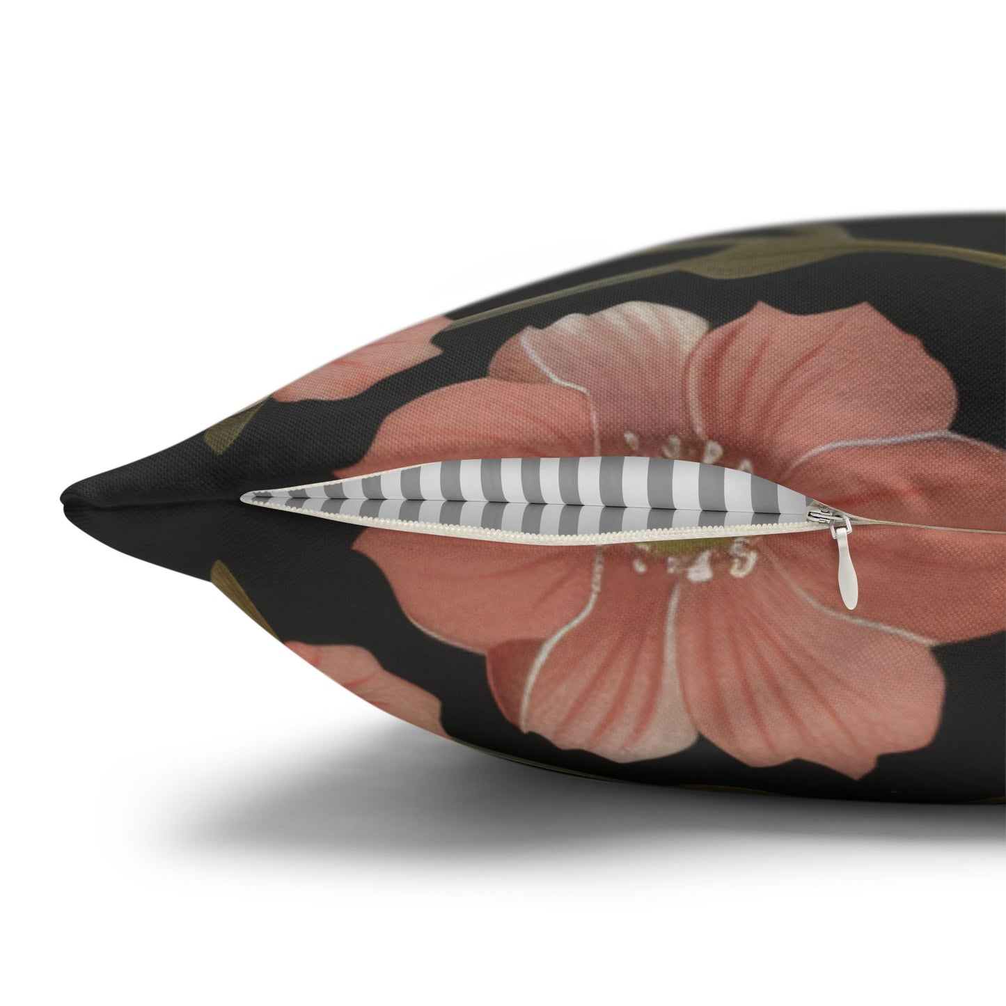 William Morris Inspired Woodland Pink Primrose Moth Decorative Pillowcase
