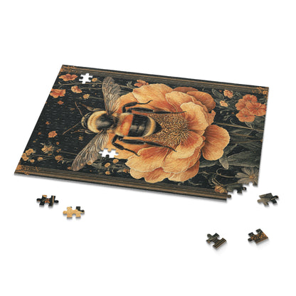 Vintage Honey Bee Victorian Inspired Art Jigsaw Puzzle (120, 252, 500-Piece) Gift-Ready Box, Adult Jigsaw Puzzle