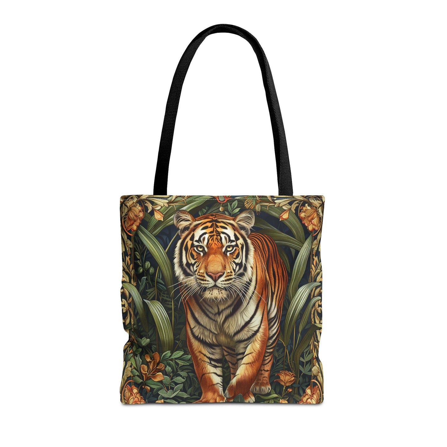 Tiger Tote Bag | William Morris Inspired | Tiger Forestcore Tote Bag | Eco-Friendly Carryall