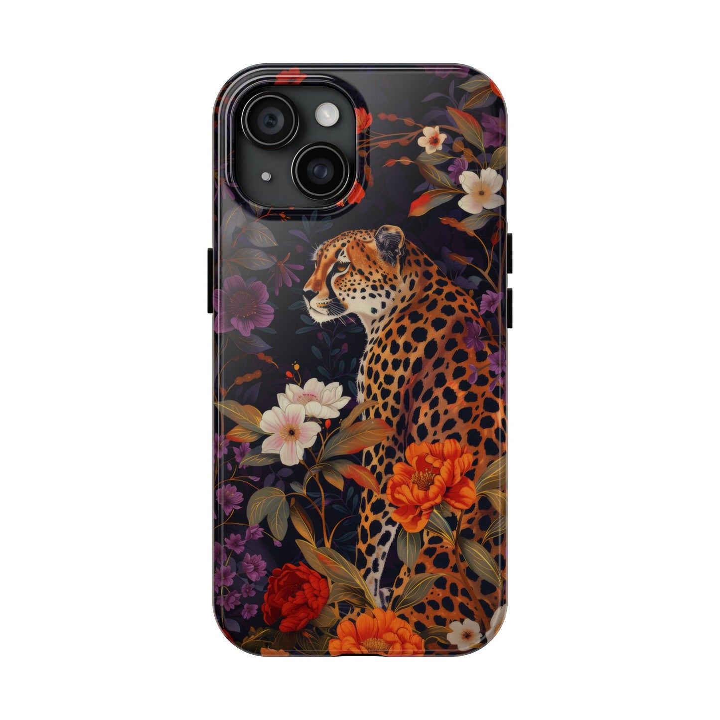 Cheetah Pattern iPhone Case for Cheetah Lovers, Jungle Pattern iPhone Case, Cheetah Lover Gift, iPhone Tough Case