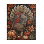 Thanksgiving Turkey Pumpkins Jigsaw Puzzle (120, 252, 500-Piece) Gift-Ready Box, Adult Jigsaw Puzzle