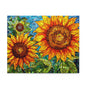 Sunflower Field Stained Glass Jigsaw Puzzle (120, 252, 500-Piece)  Gift-Ready Box, Adult Jigsaw Puzzle, Gift Him Her