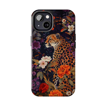 Cheetah Pattern iPhone Case for Cheetah Lovers, Jungle Pattern iPhone Case, Cheetah Lover Gift, iPhone Tough Case