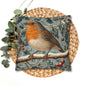 Robin Winter Berries Pillowcase: William Morris Inspired Home Decor