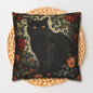 Vintage Black Cat Roses Garden Pillowcase