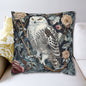 Snowy Owl Frozen Garden Decorative Pillowcase