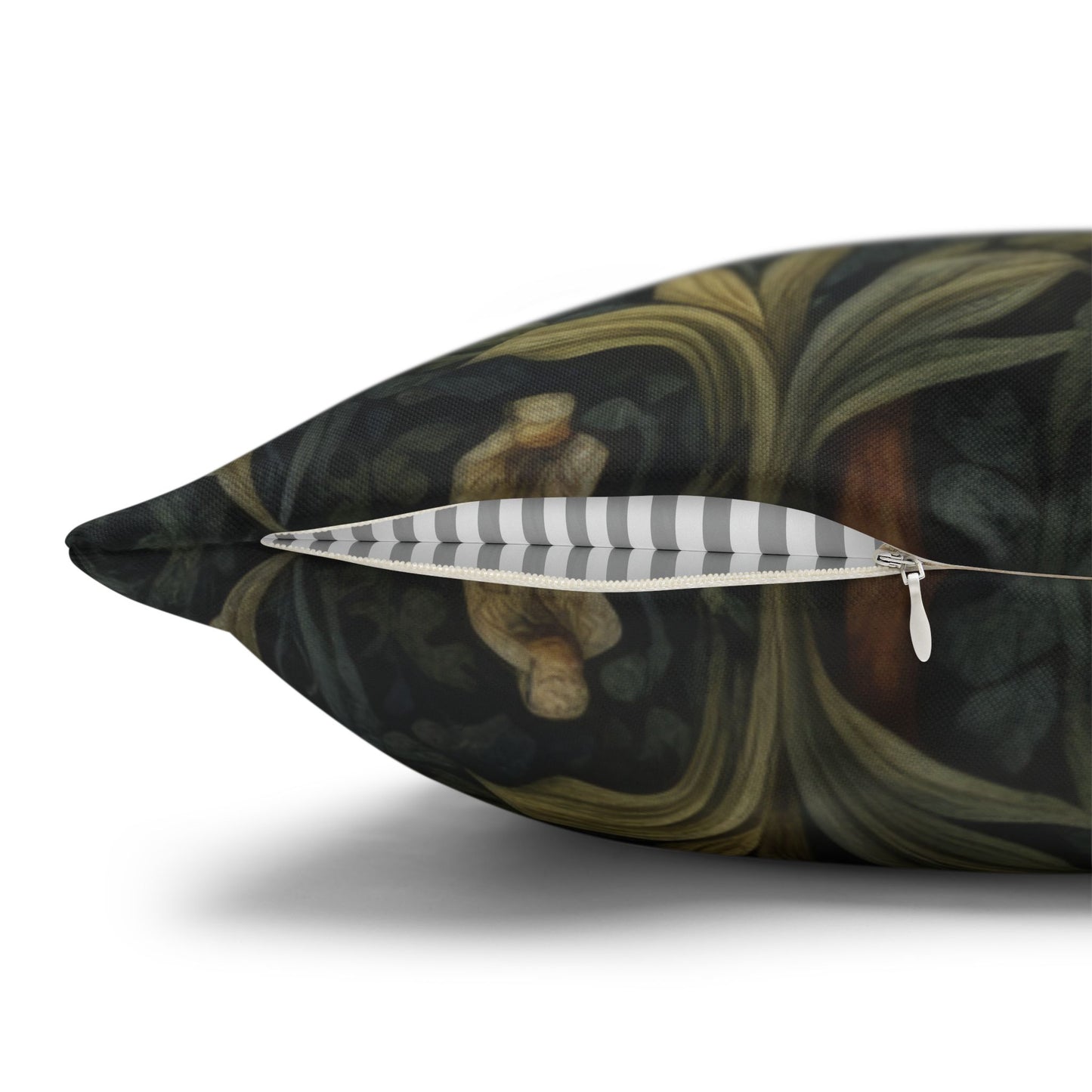 Elephant Pillowcase: William Morris Inspired Forest Design