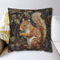 Squirrel William Morris Inspired | Squirrel Ancient Decorative Pillowcase Home Decor