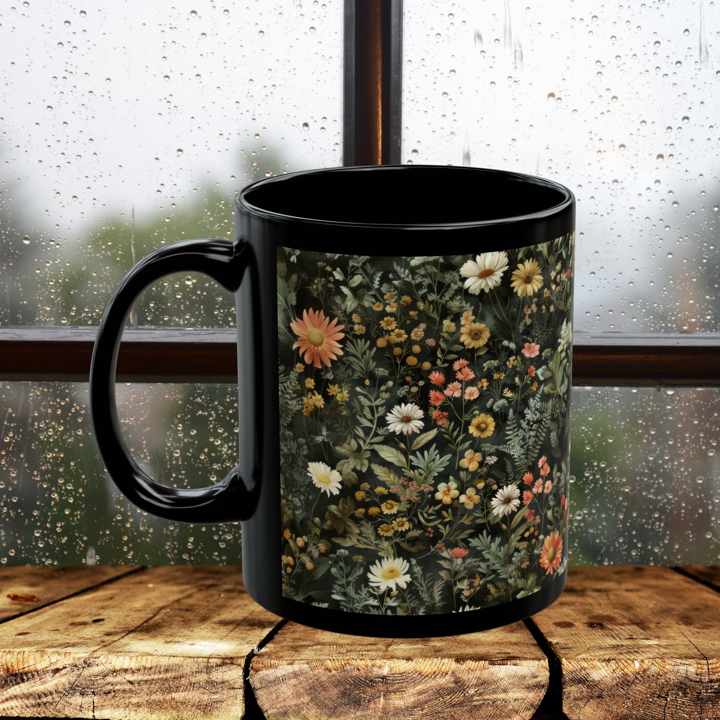 Black Coffee Mug 11oz, 15 oz