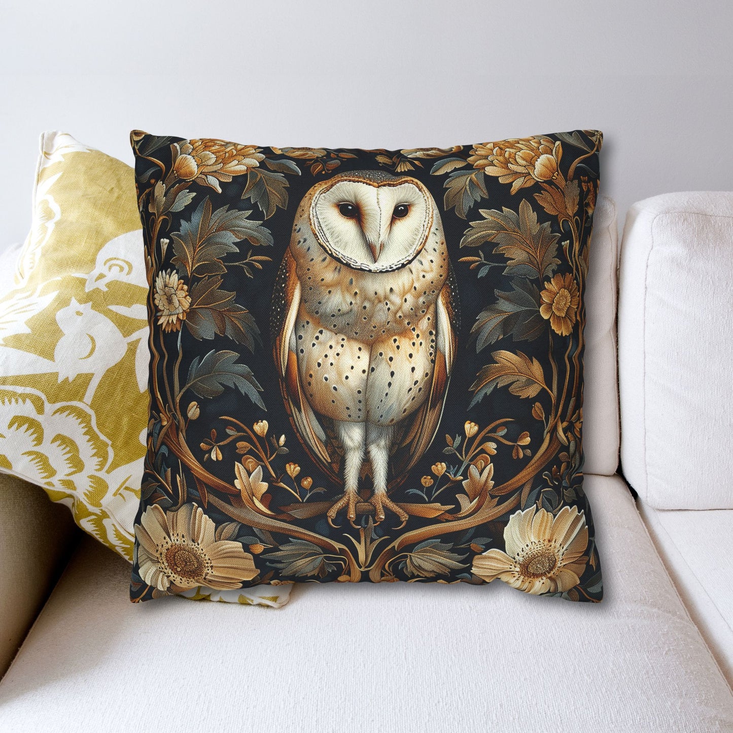 Forest Barn Owl Pillowcase