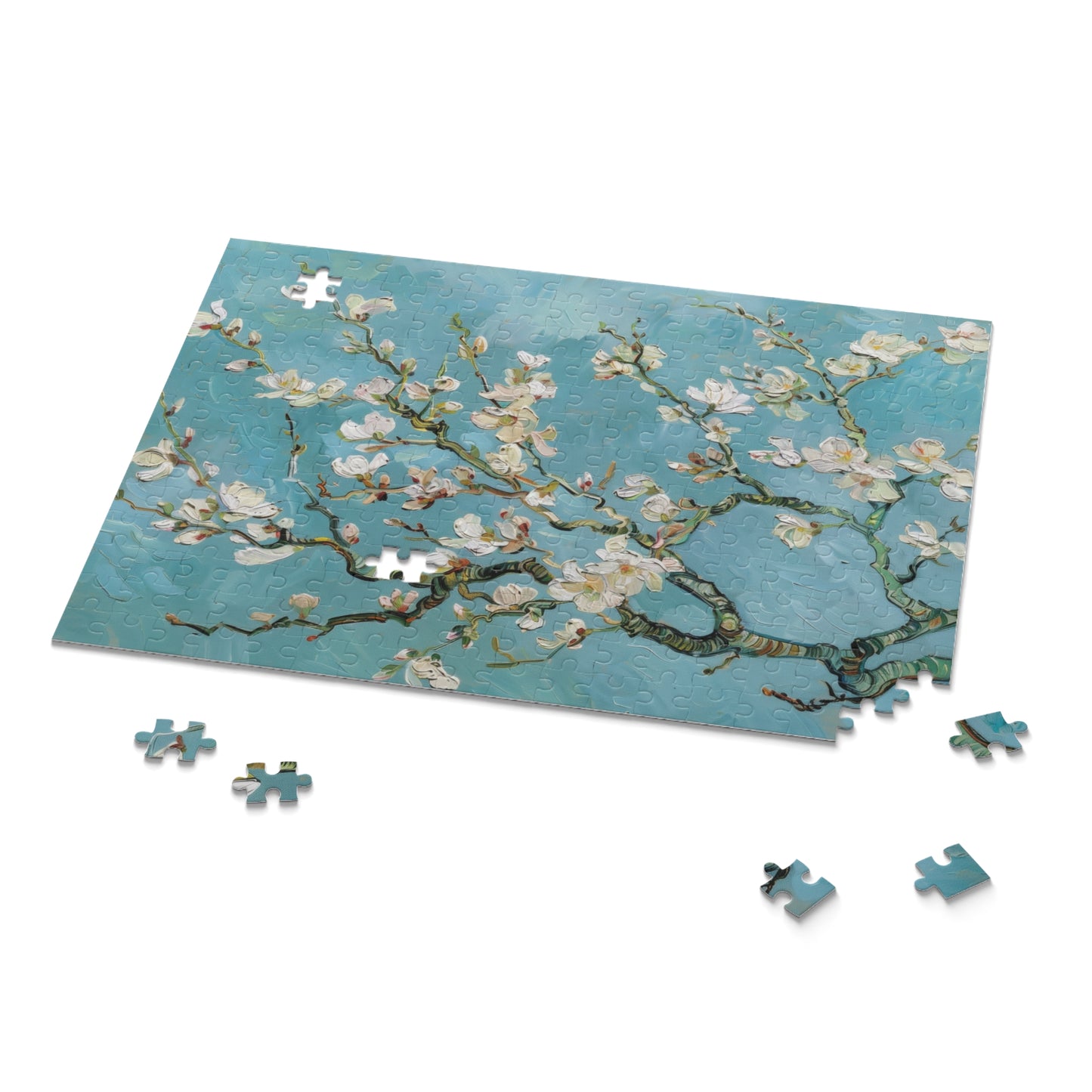 Van Gogh's Almond Blossom Jigsaw Puzzle  (120, 252, 500-Piece) Adult Jigsaw Puzzle, Gift Him Her