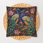 Pillowcase Peacocks Pink Florals Victorian Ornate Decorative, William Morris Inspired Home Decor