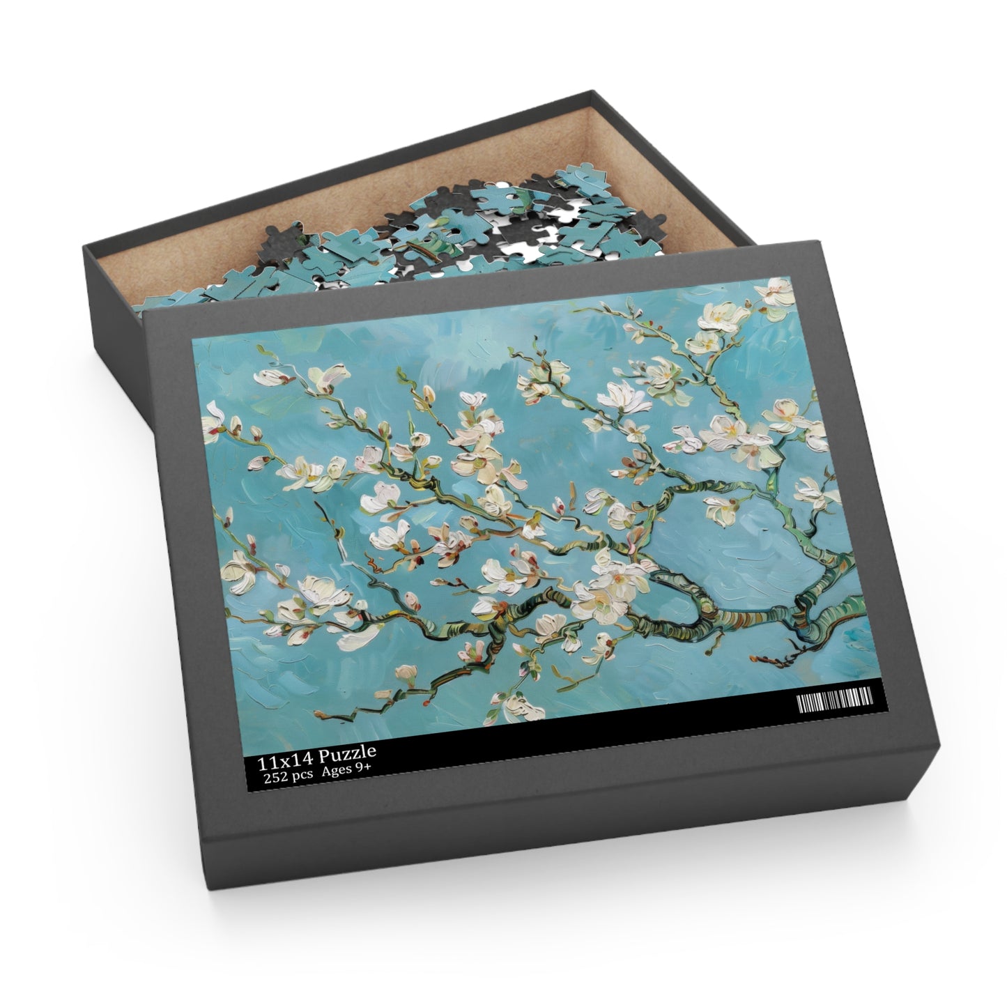 Van Gogh's Almond Blossom Jigsaw Puzzle  (120, 252, 500-Piece) Adult Jigsaw Puzzle, Gift Him Her