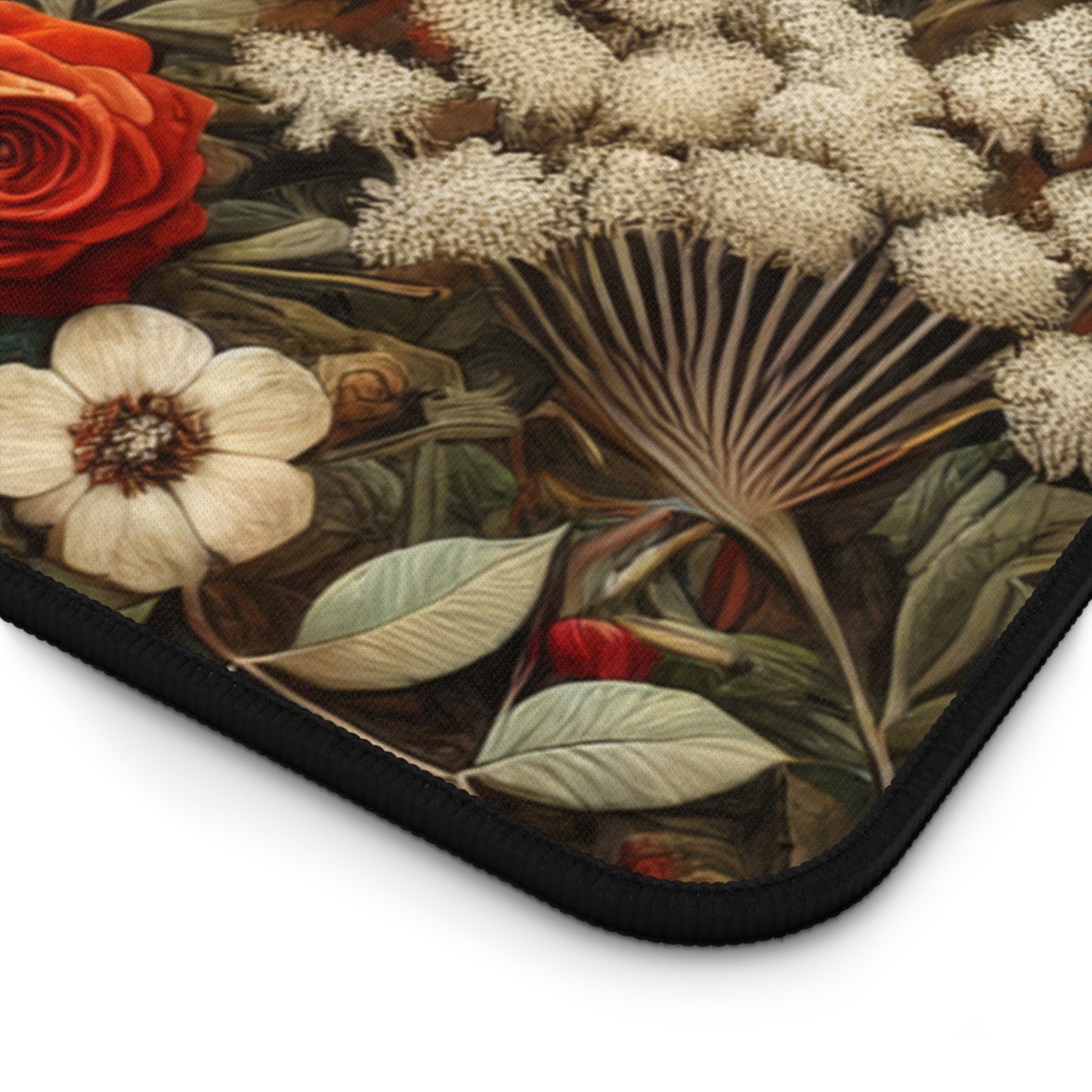 Rustic Fox Desk Mat - Nature-Inspired Office Accessory for Home and Work