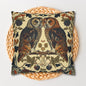 Art Deco Couple Owl Pillowcase