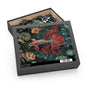 The Siamese Fighting Fish, William Morris Art Inspired (120, 252, 500-Piece) Adult Jigsaw Puzzle, Gift Him Her