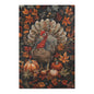 Thanksgiving Turkey Rectangle Area Rug, Turkey Living Room Fall Season Carpet Decor