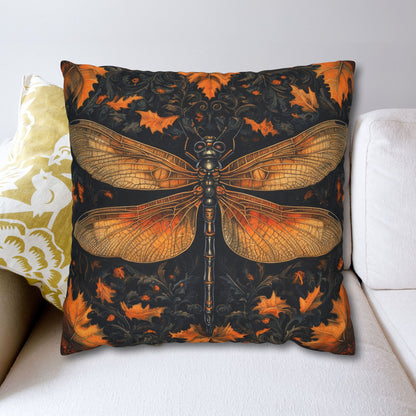 Art Deco Dragonfly Pillowcase: Victorian Halloween Home Decor