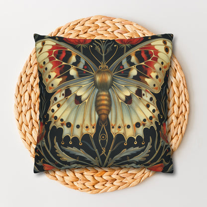 William Morris Inspired Victorian Butterfly Floral Decorative Pillowcase