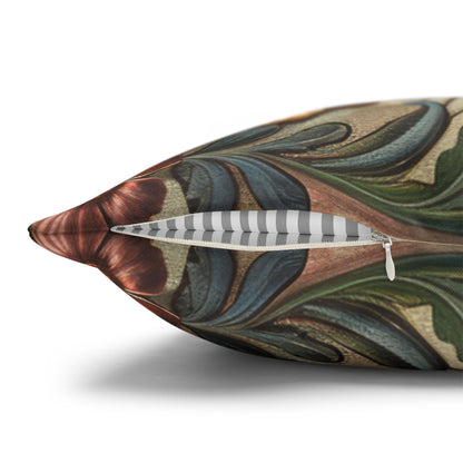 Blue Butterfly Decorative Pillowcase - Nature-Inspired Home Accent