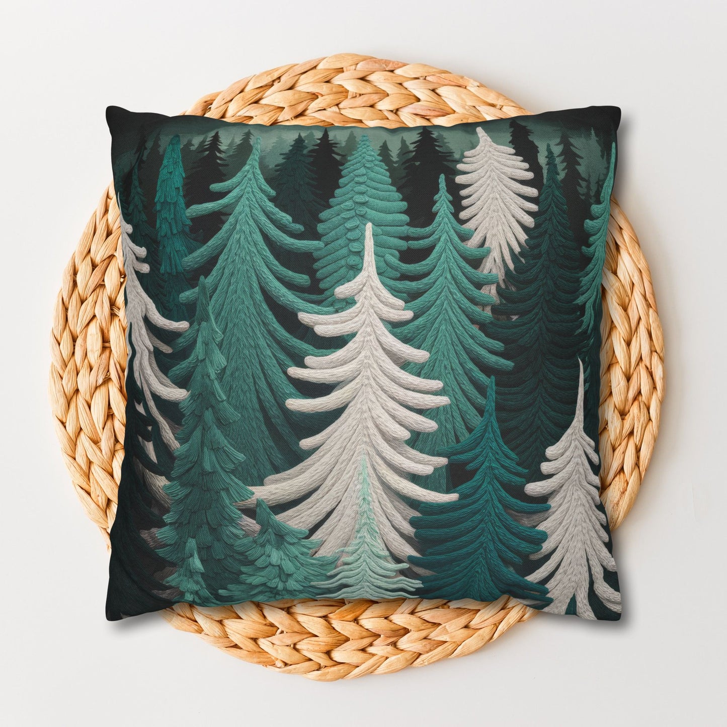 Pillowcase Pine Tree Winter Holiday Decor