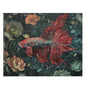 The Siamese Fighting Fish, William Morris Art Inspired (120, 252, 500-Piece) Adult Jigsaw Puzzle, Gift Him Her