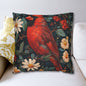 Cardinal Daisy Cottage Art Nouveau Pillowcase