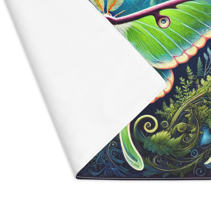 Luna Moth Moon Night Placemat, Nature Inspired Dining Décor, Great for Entertaining, Gift for Nature Lovers, Eco-friendly Table Setting,