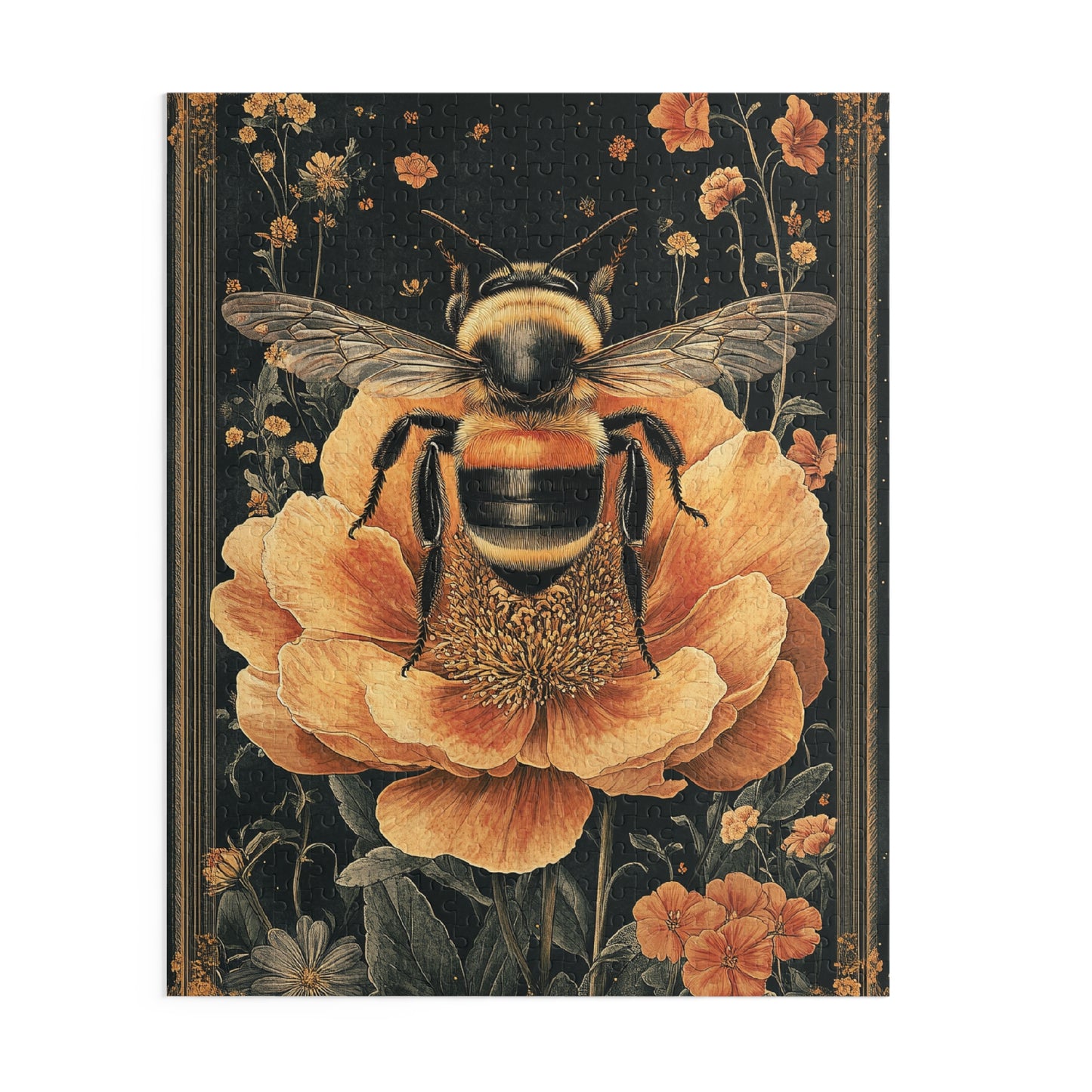 The Moon Luna Moth Jigsaw Puzzle (120, 252, 500-Piece) Gift-Ready Box, Adult Jigsaw Puzzle