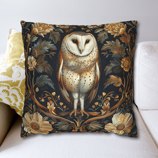 Forest Barn Owl Pillowcase