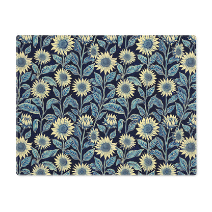Sunflower Floral Placemat, Elegant Table Decor for Dining Room, Kitchen Table Settings, Perfect for Summer, Housewarming Gifts, BBQs, Family